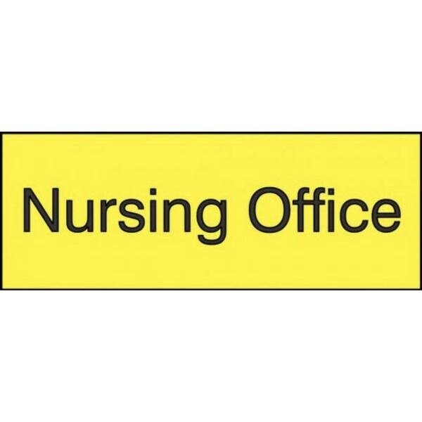 Accuform 8 in W x 3 in H, Engraved Plastic PSG909YL - main